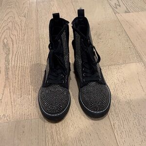 Black Studded Women's Boots